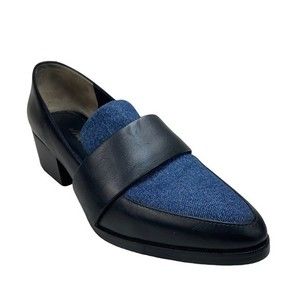 3.1 Phillip Lim Quinn Denim & Leather Loafers 37 / 7